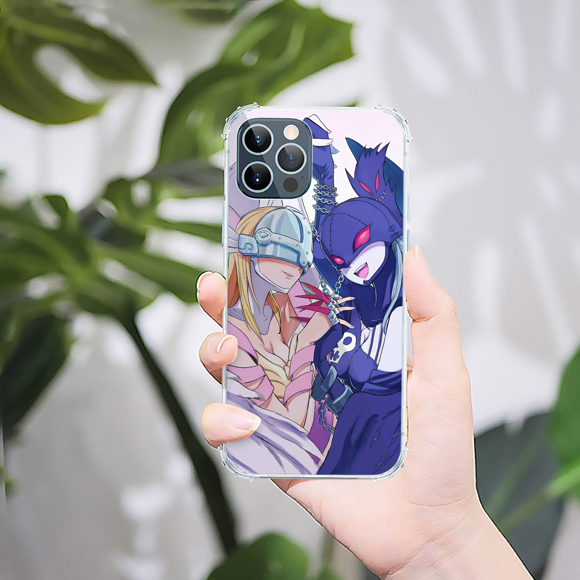 （画像用） Digimon デジタルモンスター/デジモン 【iPhone 12シリーズ対応】透明スマホケース（クリアソフトケース）